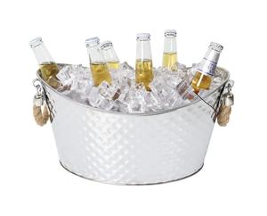 Trendy Zig Zag Edge Design Beer Tub Parfait pour servir des boissons froides à la maison Événements Fêtes et rassemblements d'Inde - Product Image 1