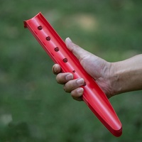 Piquets de sol en alliage d'aluminium extra-larges de 31 cm pour camping en extérieur, ultralégers, spécialisés pour le sable, le désert et la plage, sécurisent les bâches et les tentes