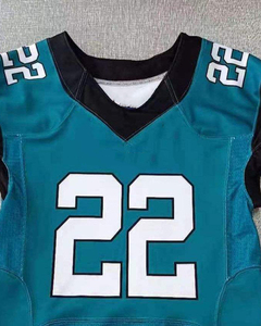 Camiseta americana de alta calidad, sublimación personalizada, camiseta de fútbol americano, nombre con estampado Floral en la parte delantera y trasera, camiseta personalizada - Product Image 4