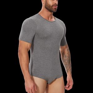 ชุดหมีสำหรับผู้ชายชุดจั๊มสูทระบายอากาศได้ดีไร้รอยต่อผ้าสแปนเด็กซ์ควบคุมหน้าท้อง - Product Image 3