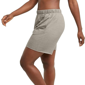 Pantalones cortos informales de lana de algodón 100% para mujer, superventas, para entrenamiento de gimnasia, correr, estilo de Fitness de invierno transpirable a precio barato 2025 - Product Image 2