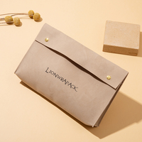 Coffret d'emballage de luxe rigide personnalisé pour perruques avec couvercle et base, incluant un sac anti-poussière en velours, du papier de soie et une carte de remerciement
