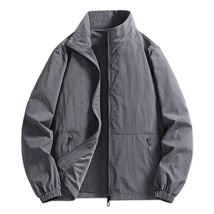 Chaqueta Deportiva Personalizada al por Mayor con Cierre de Cremallera, Forro de Malla, Ligera, de Nylon, Cortavientos para Hombre - Product Image 1