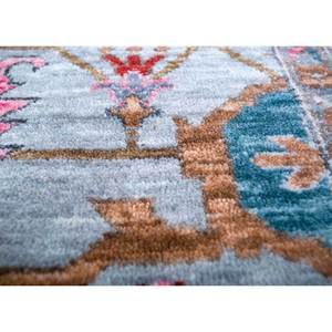 Alfombras de Lana Anudadas a Mano Cyanna 9x12, Rectangulares con Medallón Rosa y Morado, para Decoración de Sala de Estar - Modelo Skwl-259 - Product Image 3