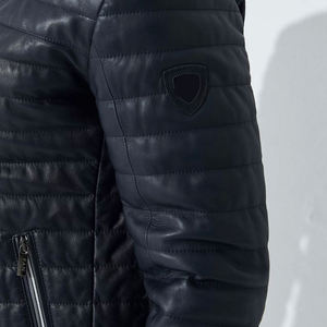Venta caliente cómodo y de moda de invierno desgaste chaqueta acolchada de cuero para hombres OEM servicio hombres chaquetas acolchadas - Product Image 4