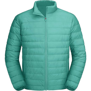 Chaqueta de Invierno Acolchada, Chaqueta Acolchada Brillante para Hombre, Chaqueta Cortavientos Personalizada - Product Image 6