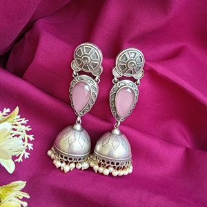 Mayorista Indio Antiguo Fabricante de Joyería Tradicional de Metal Oxidado Pendientes de Gota Conjunto de Joyería de Alta Calidad para Mujeres - Product Image 2