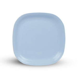 Placa de plástico redonda grande y elegante en diseño beige de 11 pulgadas, segura para microondas irrompible, ecológica y sin BPA - Product Image 3