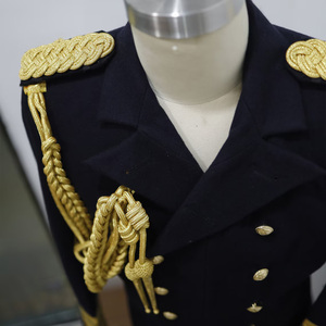 Élégant cordon aiguillette tressé à l'épaule personnalisé pour la cérémonie de défilé de fanfare scolaire et la décoration d'uniforme avec choix de couleur - Product Image 3