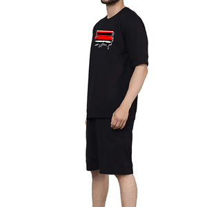 2025 conception personnalisée hommes été décontracté sérigraphie ensemble court couleurs personnalisées marque privée 100% haute qualité Offre Spéciale usine - Product Image 4