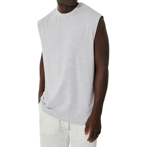 Débardeurs personnalisés pour hommes – Noir et Blanc – Séchage rapide – Musculation – Fitness – Athlétisme – Débardeurs de sport - Product Image 1