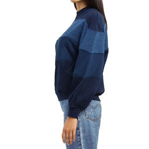 2024 meilleur pull décontracté de haute qualité sweat pour les femmes longue longueur hiver léger doublé avant Logo Direct Pakistan - Product Image 3