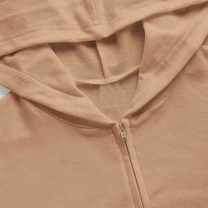 Dernière conception de logo personnalisé Crop Top Pullover Sweat-shirt à capuche court Crop Top Sweat à capuche pour femme - Product Image 6