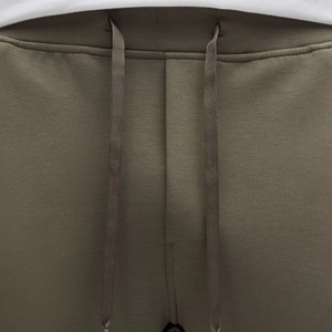 Haute qualité mi uni teint hommes sports d'hiver pantalons de survêtement solide polaire Joggers taille élastique automne droite poids lourds-OEM - Product Image 4