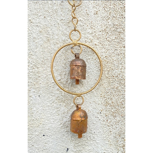 Campanas de decoración para el hogar, campana de vaca, diseño elegante, campanas de Metal para colgar en la pared, Material de cobre de calidad superior, estilo tradicional para interiores - Product Image 3