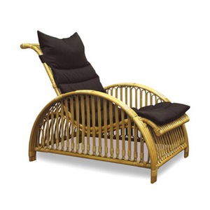 Chaise longue d'extérieur en rotin naturel de style rustique meubles d'hôtel en osier mobilier d'extérieur en gros du Vietnam - Product Image 3