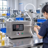 Pompe de remplissage électrique pour bouteilles en verre, petite machine de remplissage semi-automatique pour liquides, facile à utiliser, pour les aliments et les boissons