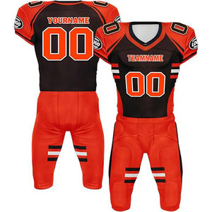 Uniforme de football américain sublimé de haute qualité OEM ODM ensemble de vêtements de sport personnalisés pour jeunes adultes et équipes - Product Image 3