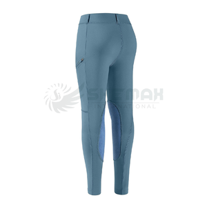 Medias ecuestres de entrenamiento para mujer, tela suave al tacto, cómodo diseño de cintura alta, que proporciona un ajuste ideal para montar a caballo - Product Image 3