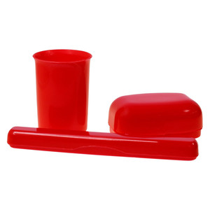 Set de Cuidado Bucal Esencial para Viajes, Taza Compacta, Jabón, Cepillo de Dientes para Usar en Movimiento - Product Image 2