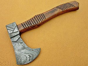 Venta al por mayor de calidad superior personalizada OEM ODM servicio de acero forjado a mano hacha de una sola mano de grado industrial al aire libre herramienta de camping - Product Image 3