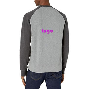 Sweat-shirt à col rond personnalisé 100% coton surdimensionné col rond sweat en éponge française décontracté Streetwear luxe chemises de survêtement - Product Image 3