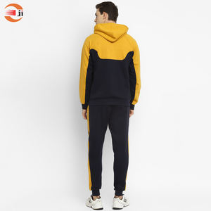 Sweatshirts d'hiver en molleton écologique de grande taille pour hommes avec fermeture éclair personnalisée Survêtement de jogging 2 pièces avec poches respirant et décontracté - Product Image 3
