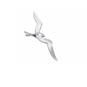 หล่ออลูมิเนียมบินนกโลหะประติมากรรมตกแต่งผนังสีทองตกแต่งอลูมิเนียมนกประติมากรรมประติมากรรมโลหะ - Product Image 4