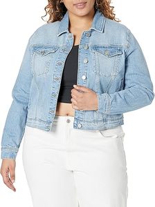 เสื้อแจ็คเก็ตผ้ายีนส์โอเวอร์ไซส์สำหรับผู้หญิงเสื้อคลุมมีกระดุมแบบลำลองสำหรับฤดูใบไม้ร่วงและฤดูหนาว - Product Image 6