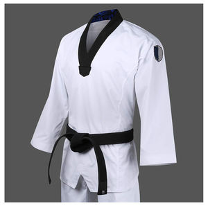 Uniforme de Taekwondo con logotipo personalizado de alta calidad, ropa de artes marciales BJJ y Judo premium a la venta con nuevo patrón, Kimono barato - Product Image 3