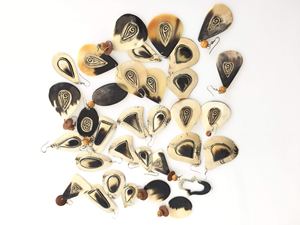 <b>Top</b> Quality Latest Design Buffalo Horn Earing Women New Fashion Jewelry Earing for Party Weddings Anniversary by glowin fashion - Product Image 3