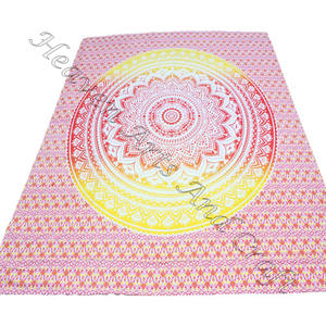 Tapisserie de sortie de literie imprimée colorée, tapisserie décorative Mandala, tapis mural, offre spéciale 2023 - Product Image 1