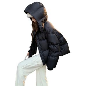 Veste d'hiver Wunder Puff 5 Check Bubble, en duvet de canard blanc, coupe ample, réversible, courte, fine, imperméable, vêtements de yoga, rembourrage en coton - Product Image 2