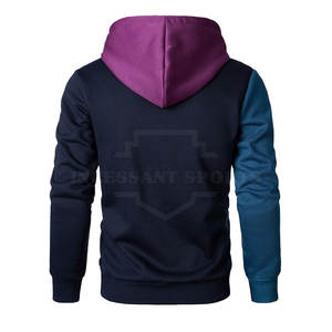 Nouvelle mode Slim Fit hommes Hoodie Plus la taille hommes sweat à capuche matériau solide hommes sweats à capuche - Product Image 4