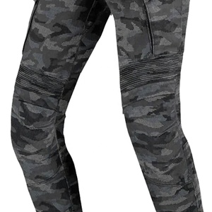 Ropa deportiva unisex, pantalones vaqueros protectores para montar en motocicleta, pantalones de mezclilla duraderos ajustados de talla grande para giras y actuaciones callejeras - Product Image 5