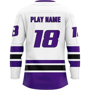 Maillot de hockey sur glace pour hommes, logo sublimé, équipe de jeunes, maillot de hockey sur glace, nouveauté 2025 - Product Image 6