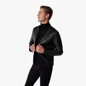 Vestes légères en cuir suédé pour hommes Vestes en cuir suédé léger pour hommes Prix bon marché Vestes en daim pour hommes - Product Image 5