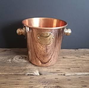 Modern Stainless Steel Metal Ice Bucket Tarnish-Resistant <b>Bottle</b> Cooler for Cocktail Parties Beverage Chiller Drinks Restaurants - Product Image 6