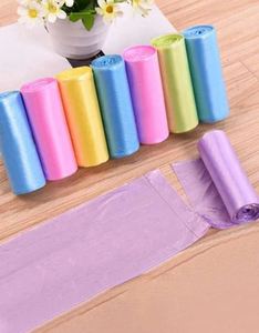 Sacs poubelle HDPE recyclables avec impression gravure sacs à ordures thermoscellés sur rouleau pour déchets de cuisine - Product Image 3