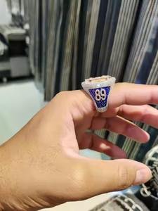 Impresionante anillo cruzado de Jesús de diamante redondo de laboratorio Natural de estilo cristiano Hip Hop completamente helado en tienda de oro amarillo de 18K 22K - Product Image 3