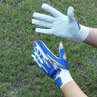 Gant de baseball professionnel personnalisé, confortable, en cuir imperméable, personnalisable pour les gants de frappeur de terrain