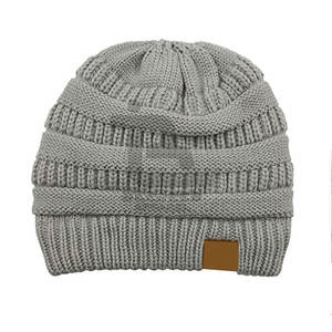 Unisex <b>Men</b> and Women <b>Beanie</b> <b>Hats</b> Solid Color Reasonable Price Best Quality New Style <b>Beanies</b> - Product Image 2