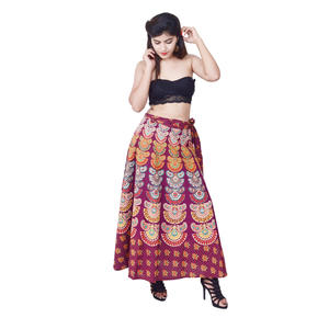 Women <b>Long</b> <b>Skirts</b> Cotton <b>Wrap</b> <b>Skirts</b> - Product Image 1