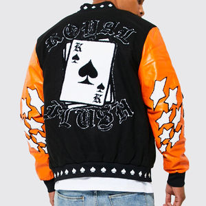 Chaqueta Universitaria para Hombre, Estilo Letterman, Ropa Deportiva de Béisbol, Diseño Impermeable para Primavera - Product Image 5