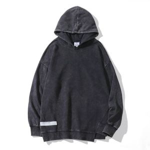 Construisez votre marque avec nous Vintage Hoodies Hommes Sweat à capuche surdimensionné Pull Vintage Acid Wash Hoodie Athletic Fleece Sweat - Product Image 6