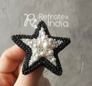 Patch en forme de papillon perlé fournisseur en vrac et fabrication par réfractex inde fabriqué en inde pour la meilleure qualité et le prix bas - Product Image 2