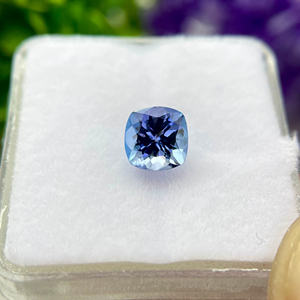 Bi-Color Tanzanite & Zoisite Coussin Coupe Pierres Précieuses Lâches Bleu Naturel pour la Fabrication de Bijoux en Gros de la Boutique - Product Image 4