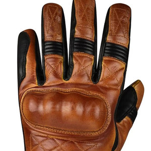 Nuevo diseño de dedo completo guantes de moto de carreras ligeros de cuero transpirable correa de muñeca ajustable Interior suave al aire libre - Product Image 6