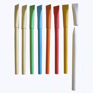 Stylos à bille en papier biodégradable personnalisés-Écriture lisse, séchage rapide, écologique pour les étudiants et les enseignants - Product Image 3