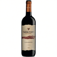 Vin rouge Sangiovese Rubicone IGT - 750 ml - Facile à boire - 6 bouteilles par boîte - Terre Forti